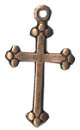 Bronze Cross Charm